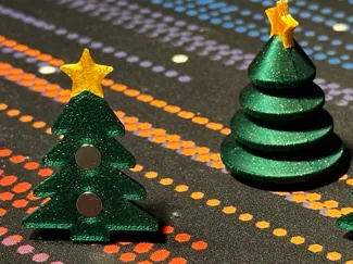 Christmas tree with star magnet