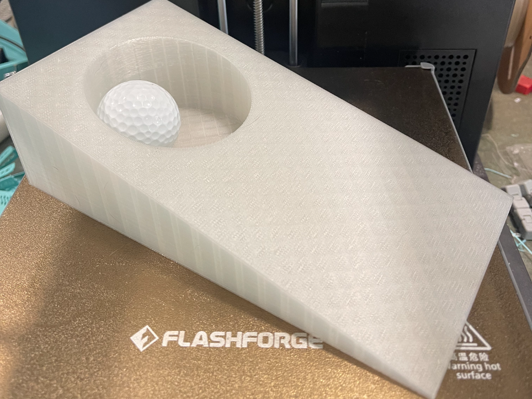 putting training hole for golf