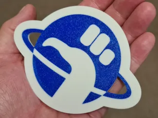 Hitch Hikers Guide To The Galaxy Logo Tag