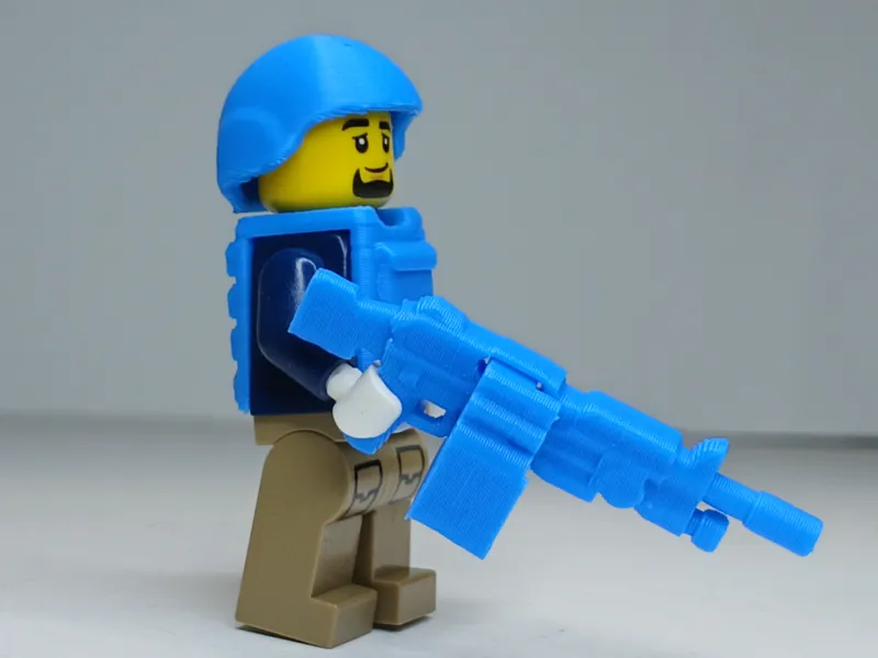 British Army Mk7 Helmet Minifigure Brick