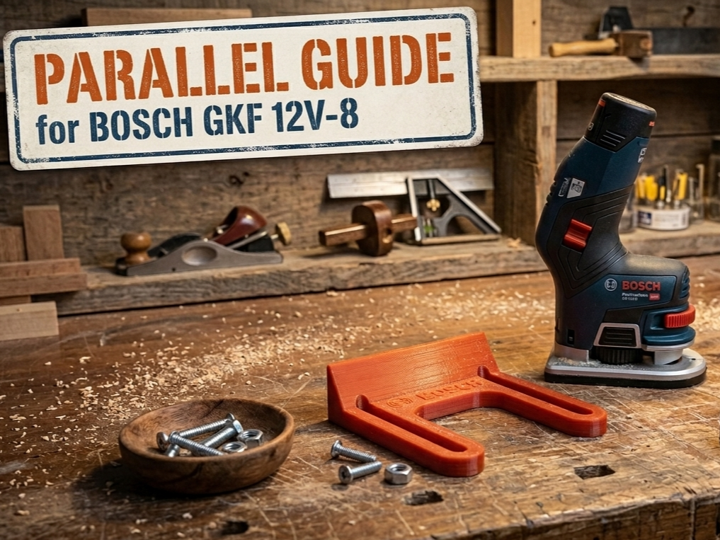 Bosch GKF 12V 8 palm router fence edge guide
