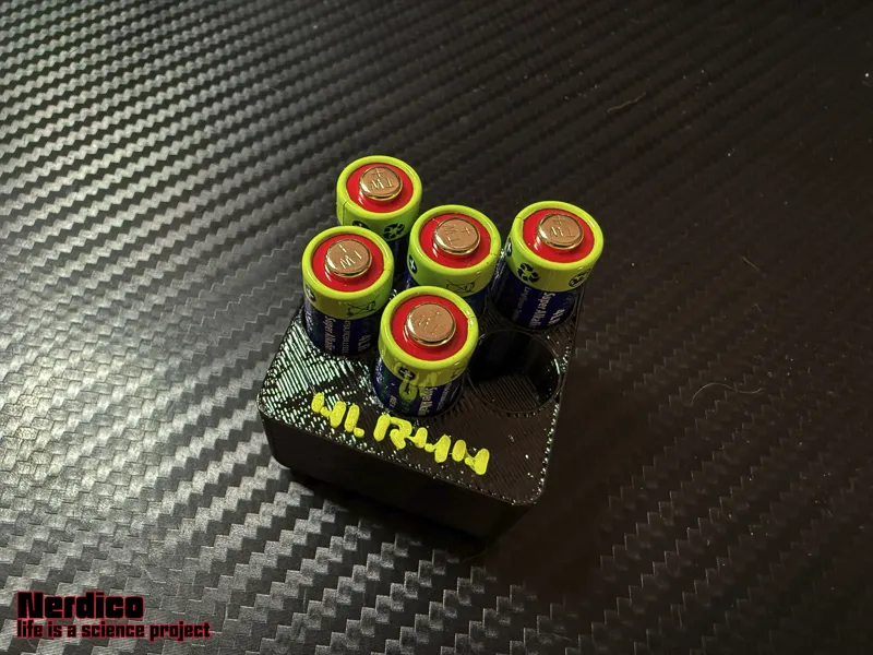 Gridfinity 1x1 Batteriehalter für 4LR44