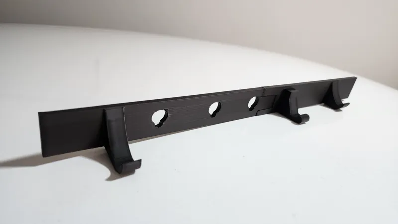 Bunnings Montgomery Shelf Side Hanger Bracket Strip with Hooks