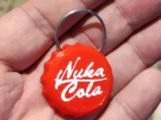 Nuka Cola keychain multicolor