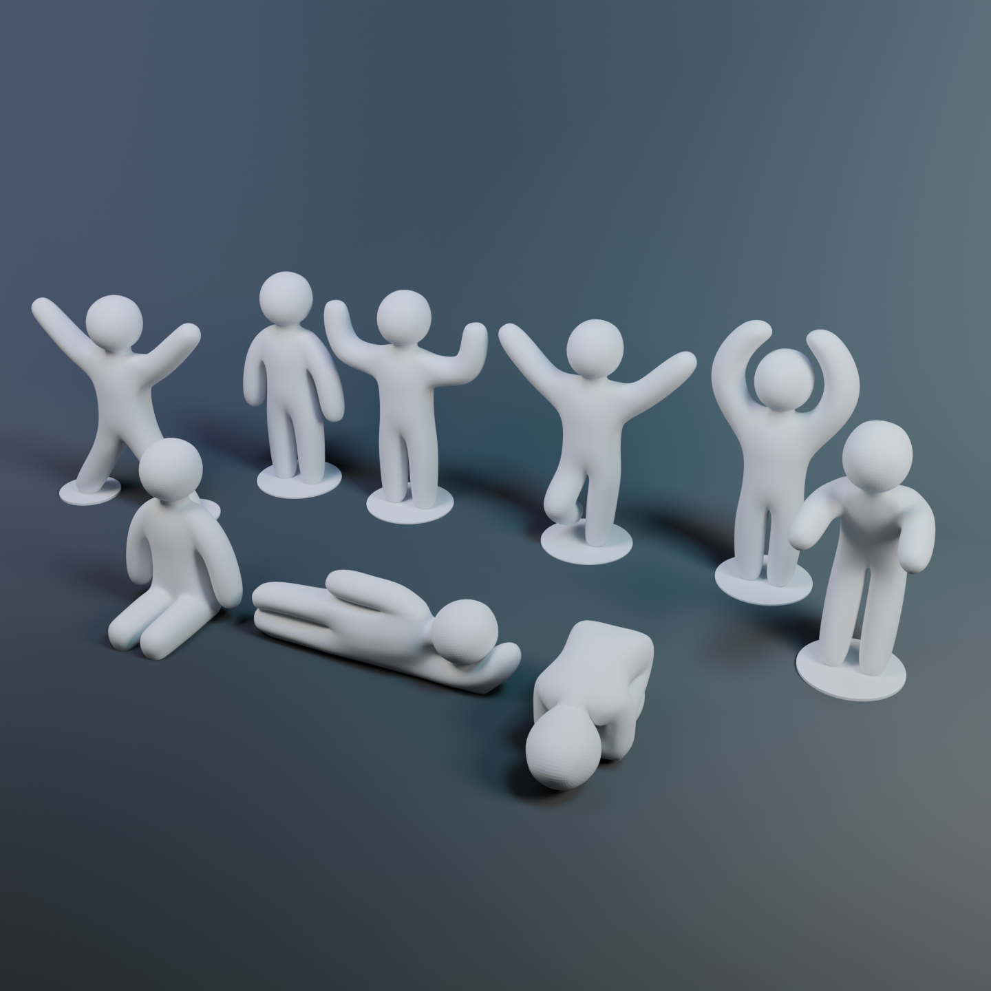 Circular Base 9 Characters 0. 15% infil