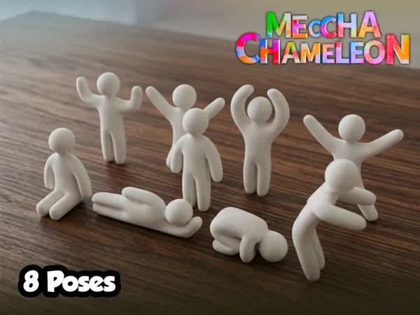 Caméléon mécanique (8 poses)