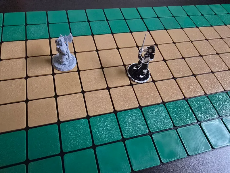 Modular Magnetic Hot-Swappable DnD Tile Grid