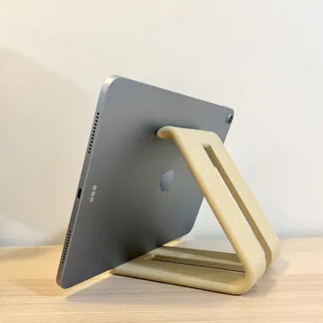 Modelo para impresión 3D: 2个姿势的iPad支架(Q_Craft) — vista de referencia 4
