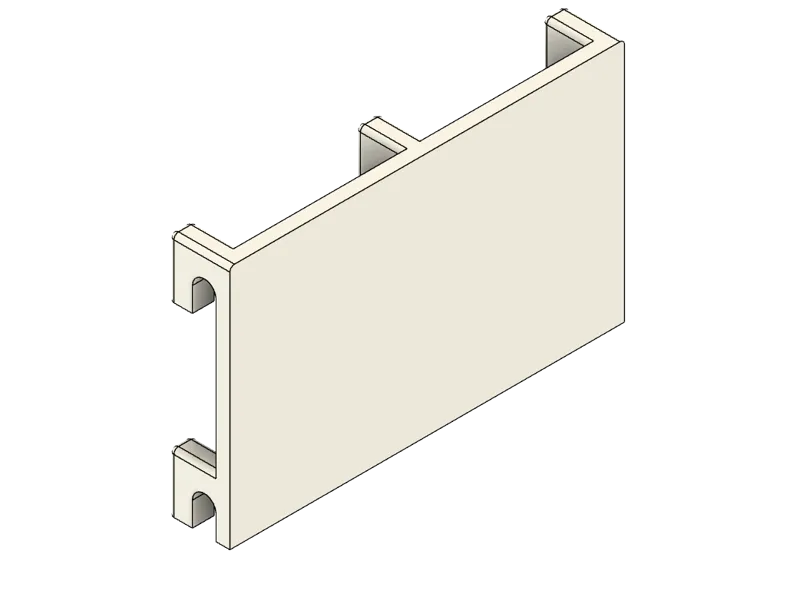 Ikea Skadis Grundhalter 85,3mm breit mit 3 Haken