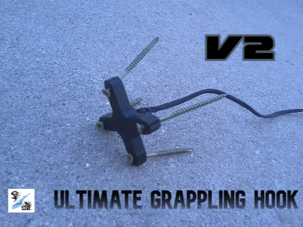 Ultimate Grappling Hook V2 - Free 3D Print Model - MakerWorld