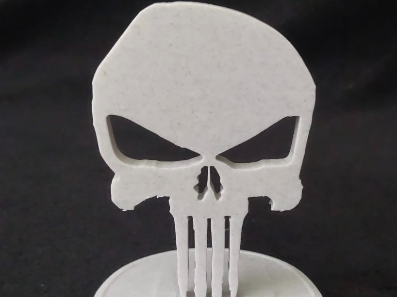 Punisher Skull Logo - Desk Decor & Wall Art 