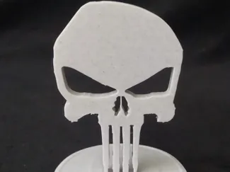 Punisher Skull Logo - Desk Decor & Wall Art 