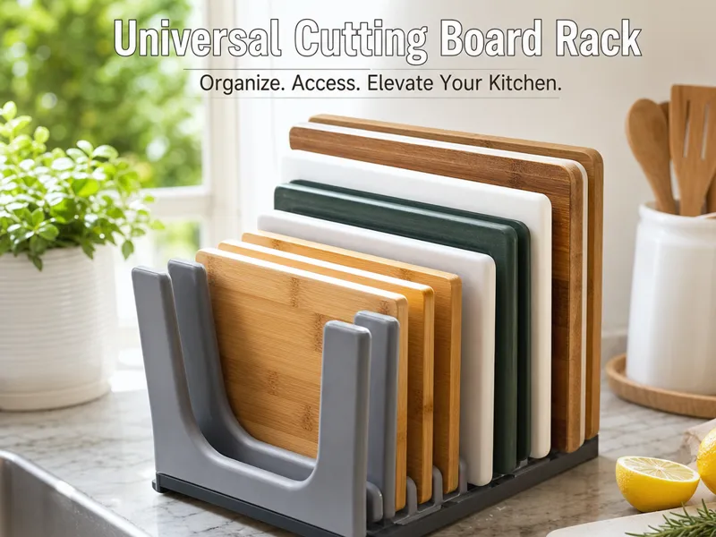 Universal Cutting Board Rack