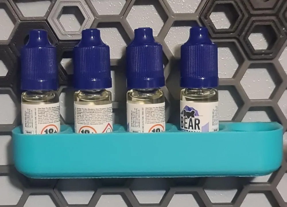 Honeycomb Storage Wall (HSW) Vape Juice Holder - Free 3D Print Model -  MakerWorld