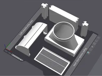 Upgraded Window Seal for 4-inch Exhaust Duct