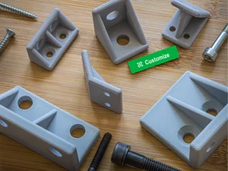 Customizable L-Corner Bracket | Shelf Bracket