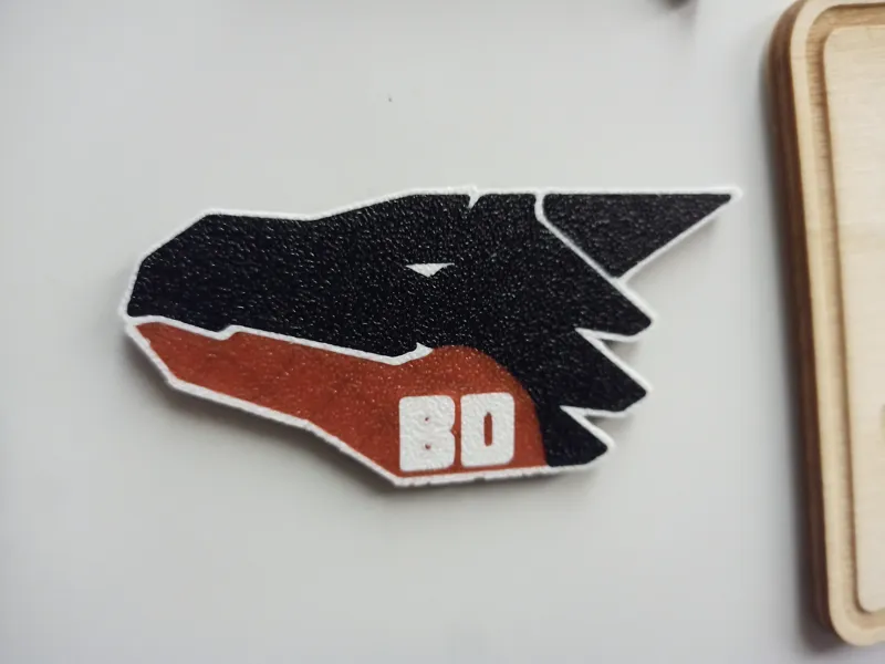 Bad Dragon keychain and magnet