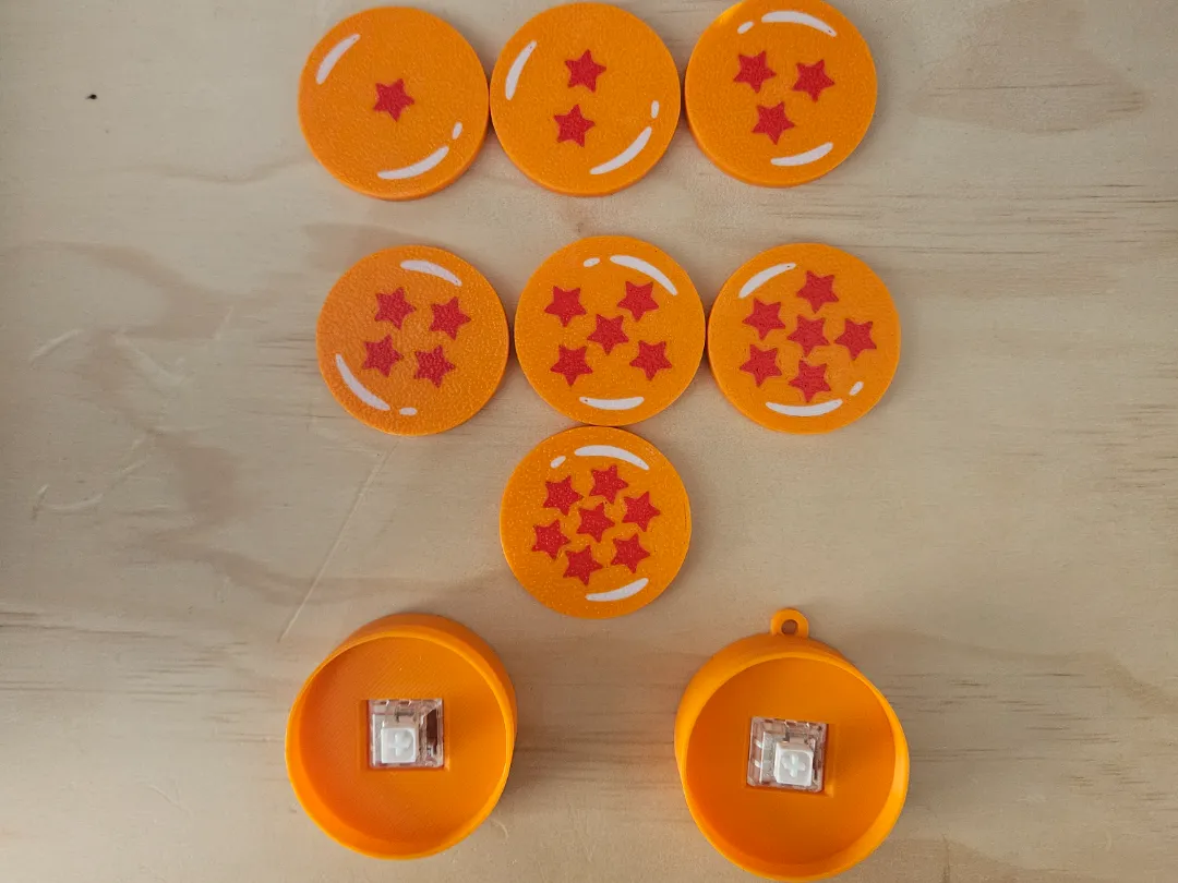 Dragon Ball 17 Clickers Free 3D Print Model MakerWorld