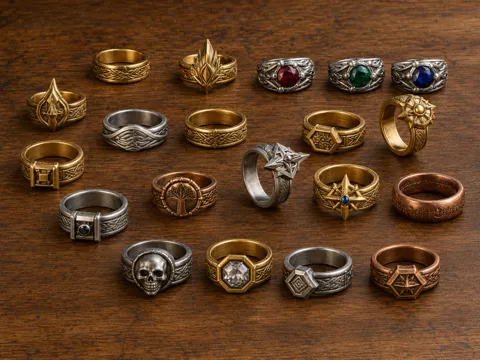 Letrero o emblema decorativo: Anelli del Potere - Lord of the rings — referencia de MakerWorld