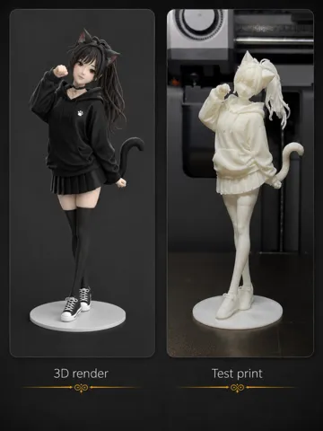 Figura decorativa: Neko Girl Figurine — vista de referencia 2