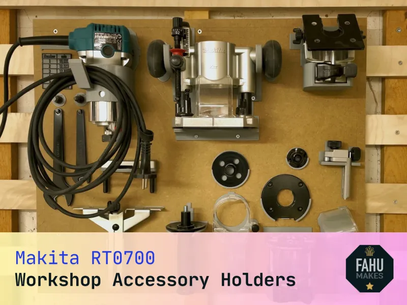 Makita RT0700 Workshop Accessory Holders