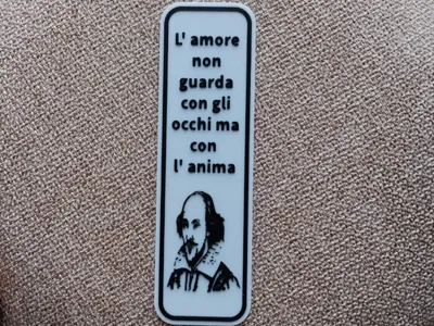William Shakespeare Bookmark