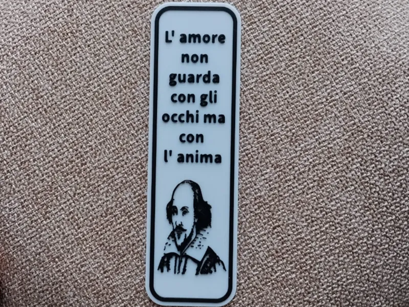 Segnalibro William Shakespeare