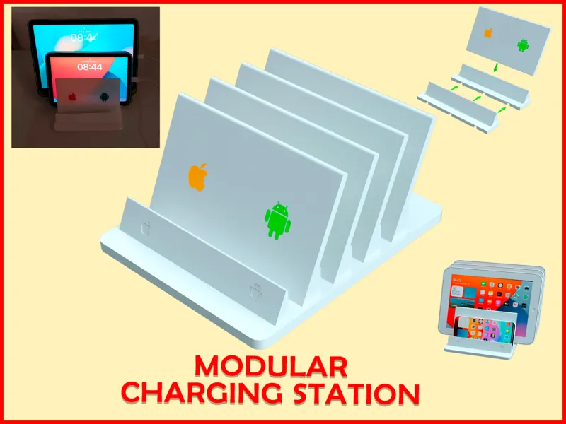 Stazione di ricarica modulare tablet/cellulari 