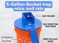 Piège à seau pour souris et rats (20 L) — photo 1