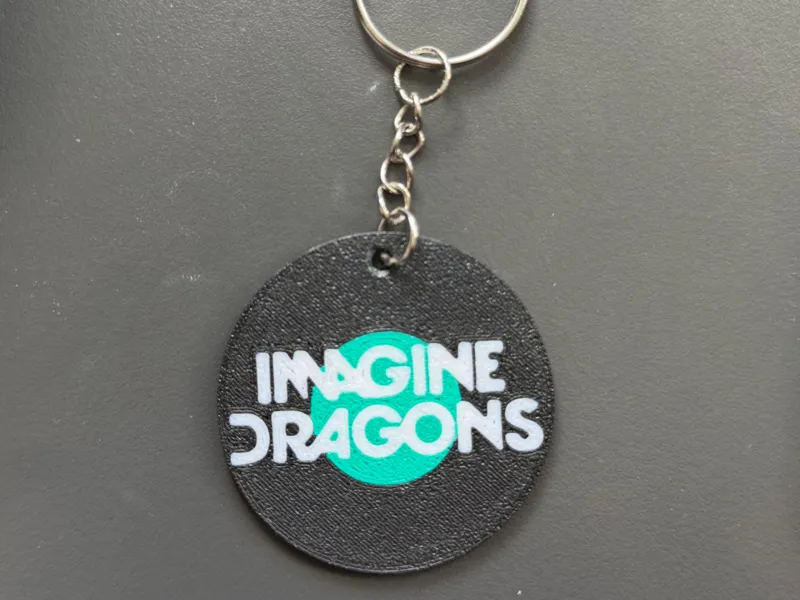Llavero Imagine Dragons Disco Vinilo NFC