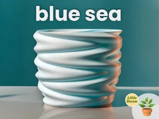 blue sea · planter