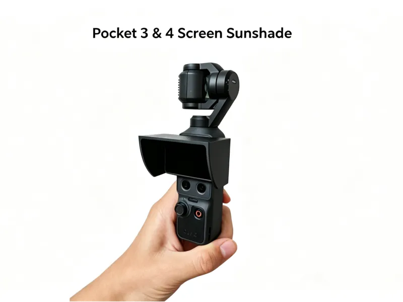 Pocket4 & Pocket3 Screen Sunshade