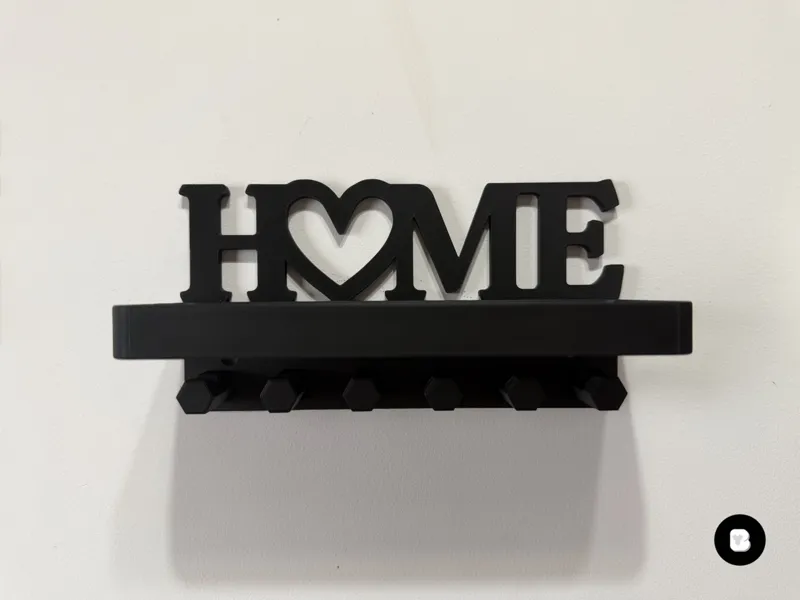 HOME Wall Key Holder with Shelf
