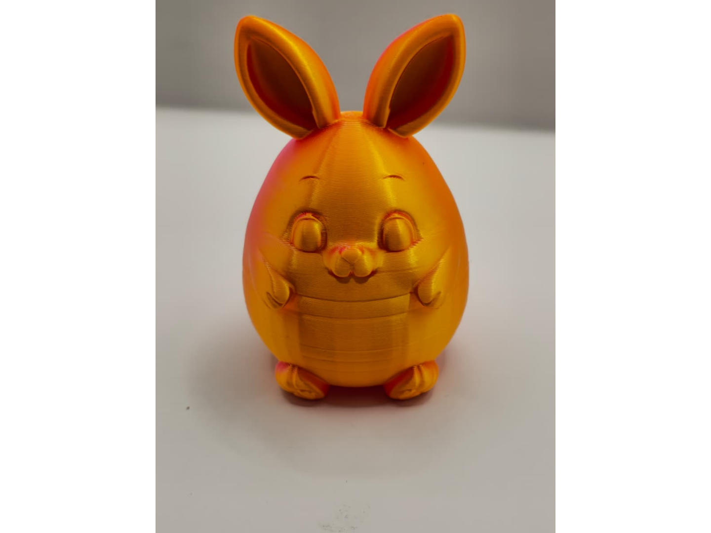 Easter Bunny Egg Figurine