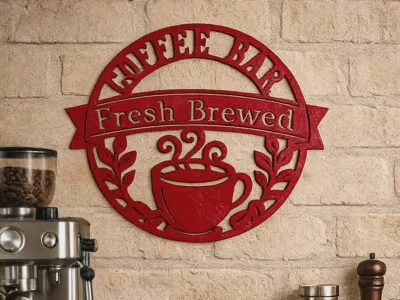 Coffee Bar Sign for Home or Coffee Shop