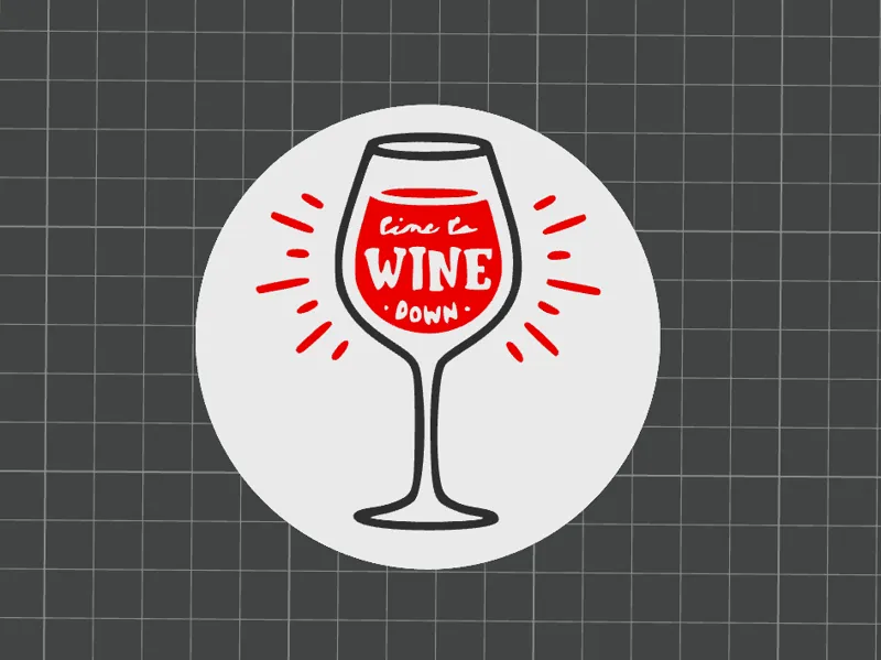 Wine coaster