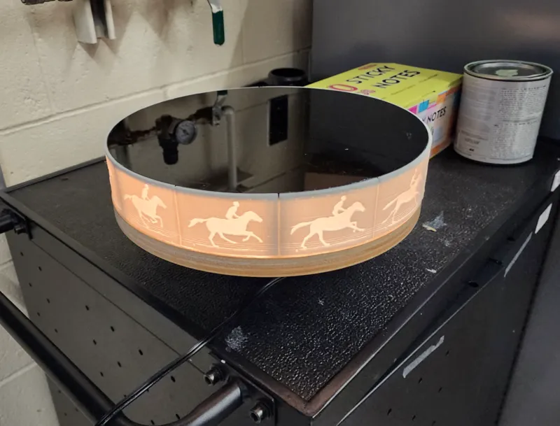 Muybridge Horse Lamp