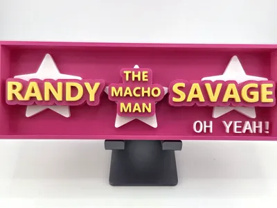 Randy The Macho Man Savage Display Box