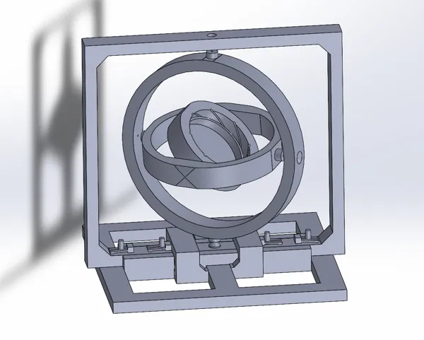 Plateforme de rotation 3 axes pour gyroscope