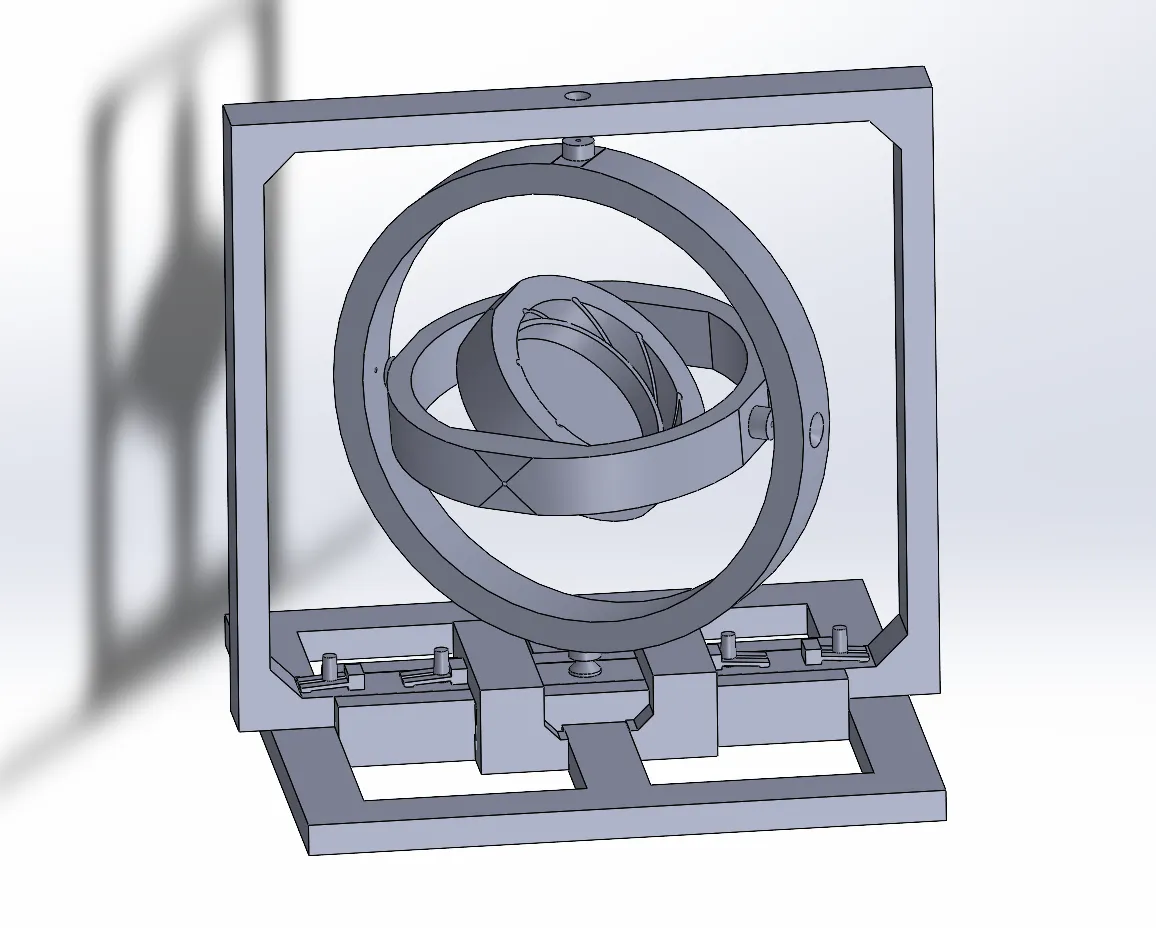 Plateforme de rotation 3 axes pour gyroscope