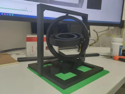 3 axis rotation gyro model (Three-axis Rotation Gyroscope Platform) by ...