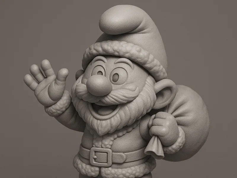 Schlumpf Weihnachtsmann