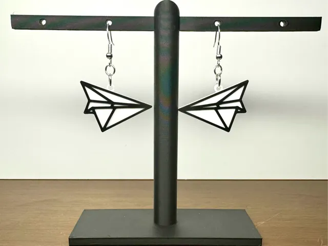 Paper Airplane Earrings- Fun Travel Jewelry