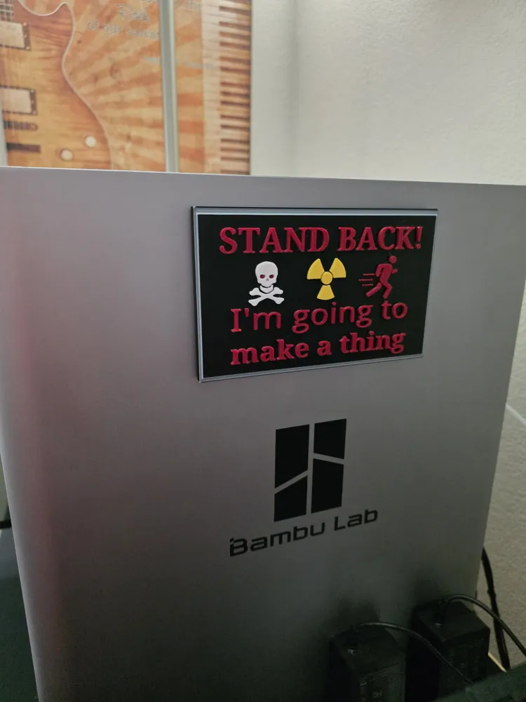 Model Maker Sign Maker Sign - Free 3D Print Model - MakerWorld