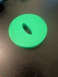 0.2mm layer, 3 walls, 70% infill 1cm tall 3 CM across