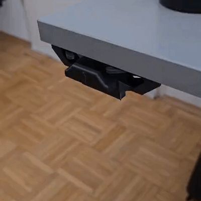 One Press deploy Cupholder [Rubber band powered]