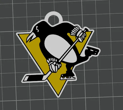 Pittsburgh Penguins keychain by Carlson - MakerWorld
