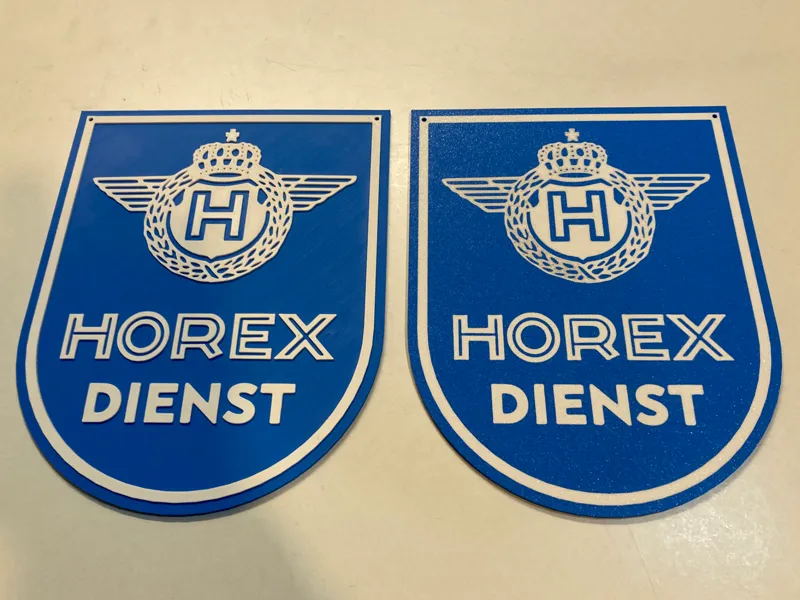 Horex Dienst Schild