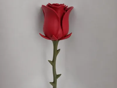 3D Printed Rose - no AMS