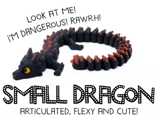 Articulated Small Cute Dragon!